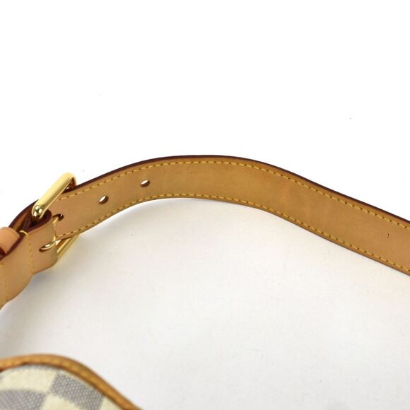 Louis Vuitton Galliera PM Tote Shoulder Bag Damier Azur White - Picture 9 of 13